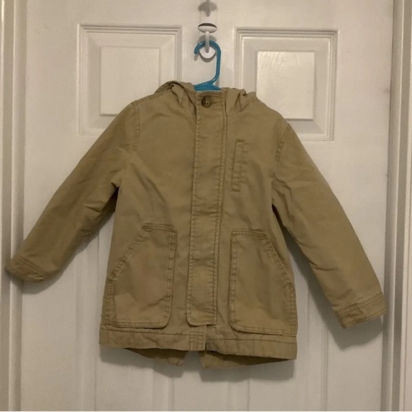 Zara Other - Zara Children’s Size 4-5 Y Khaki Hooded Coat